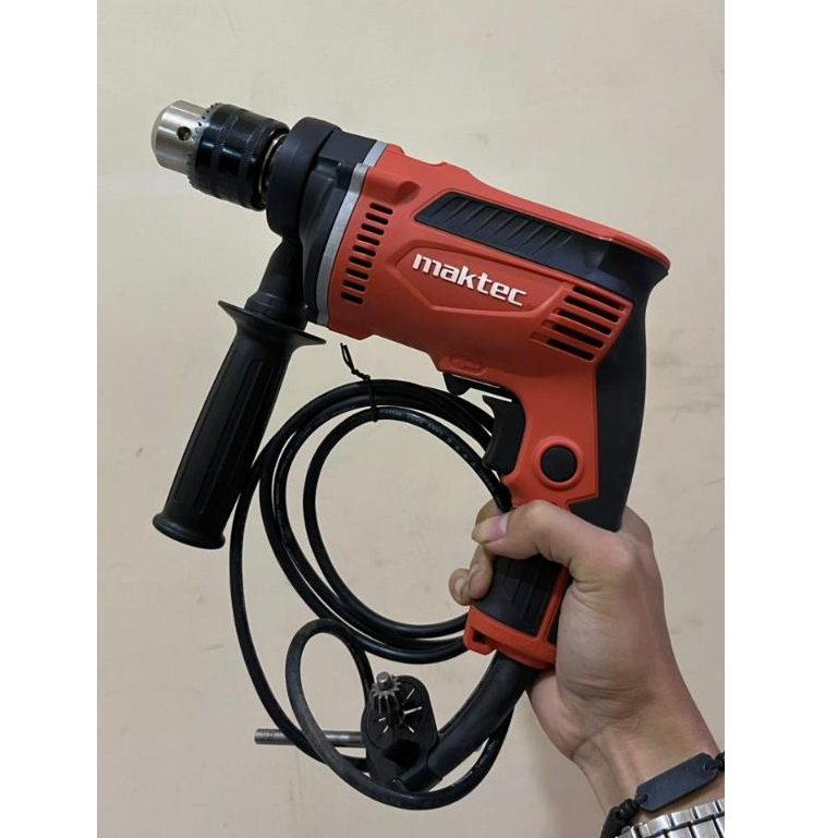 Mesin Bor Tangan Maktec MT817 13mm – Hammer Drill 710W | Bor Besi, Kayu, Tembok