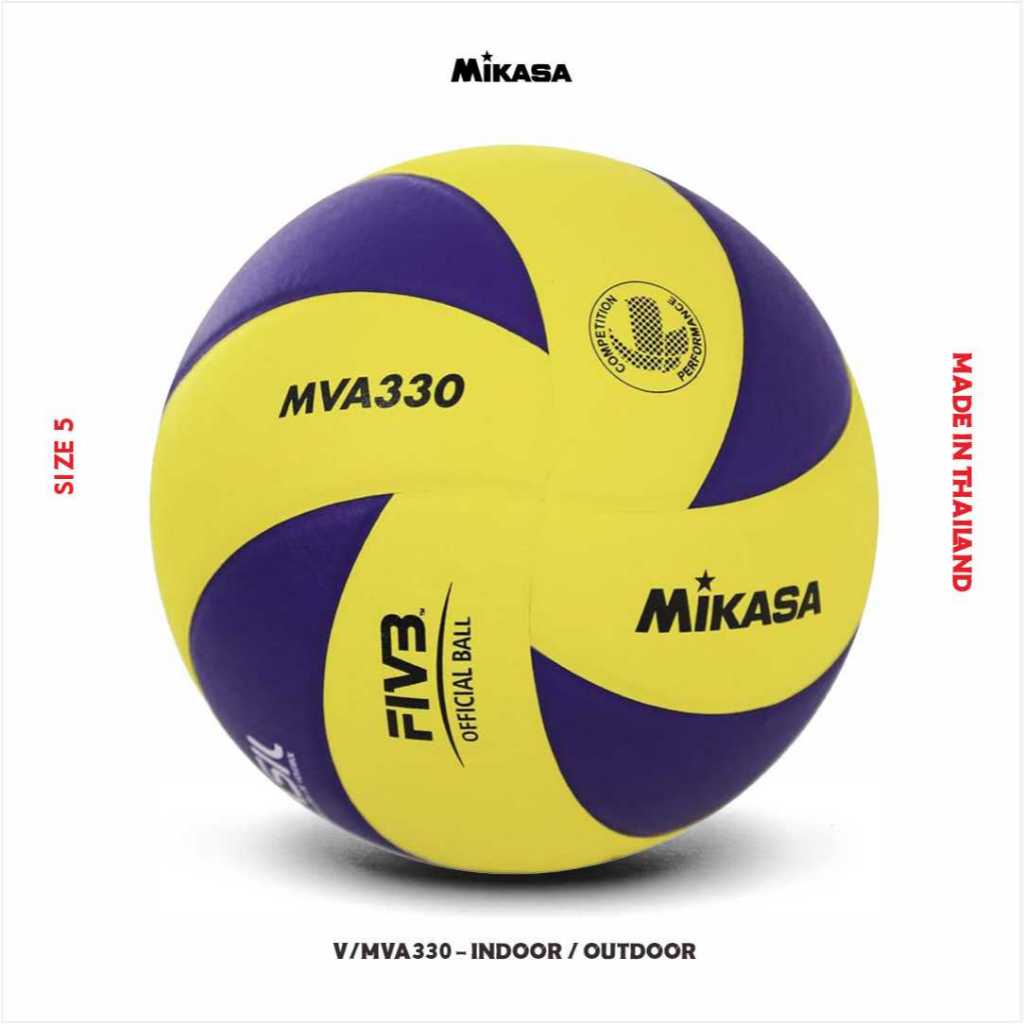 MIKASA Bola voli MVA330 ORIGINAL bola volly mikasa original bonus jaring & pentil