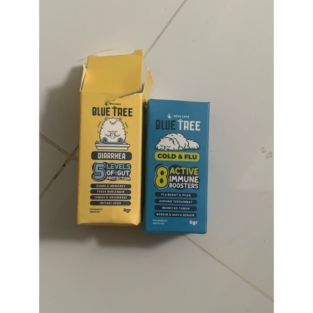 Olive Care Vitamin Obat Kucing BLUE TREE Diarrhea (Diare) Olive Care Vitamin Obat Kucing BLUE TREE C