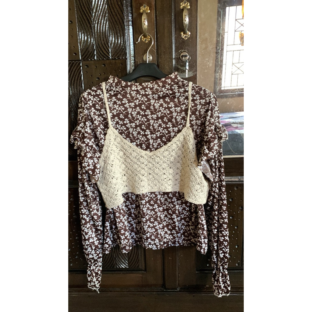 pl- Blouse wanita baju wanita atasan wanita baju rompi