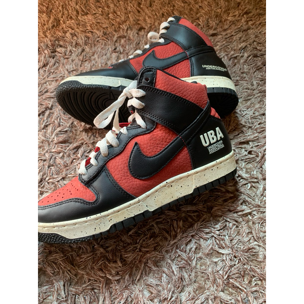 NIKE x UNDERCOVER Dunk High 1985 "UBA" Gym Red Size 38