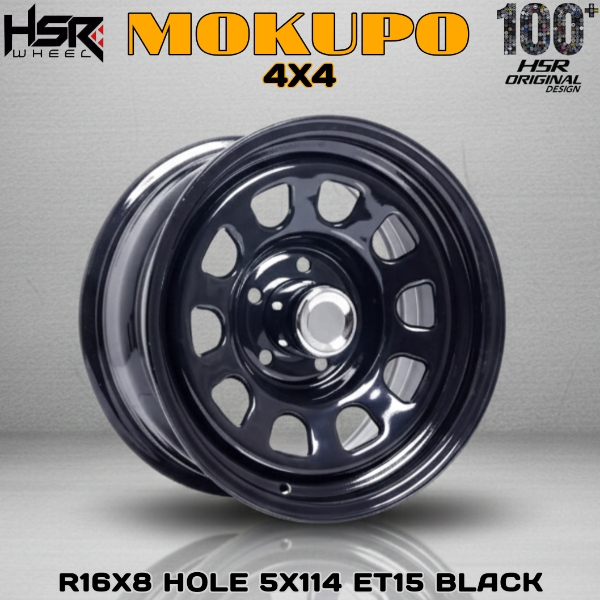 Velg Kaleng Standar Hilux Single, Terios, Rush PCD 5X114 | Velg R16 HSR Mokupo