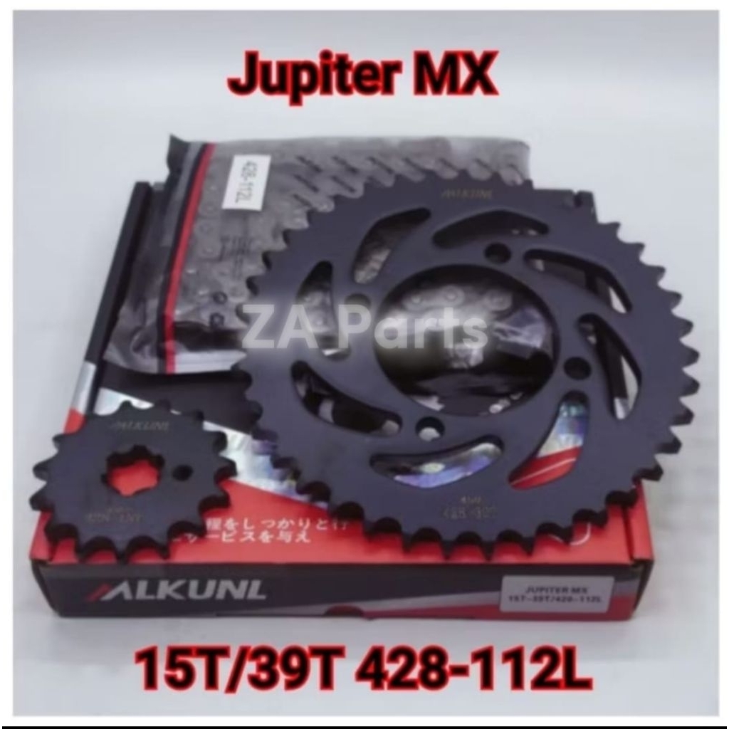 GEAR PAKET SET GIRSET RANTAI CHOHO JUPITER MX OLD JUPITER Z VEGA R FIZR VEGA R NEW MLKUNL