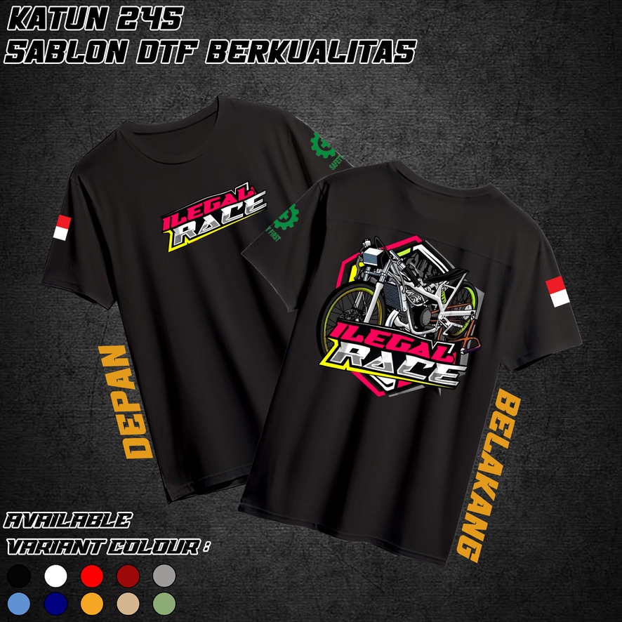 KAOS ILEGAL RACE | NEW | MEKANIK AMATIR | KAOS DISTRO RACING | KAOS ILEGAL RACE | KAOS BALAP | KAOS 