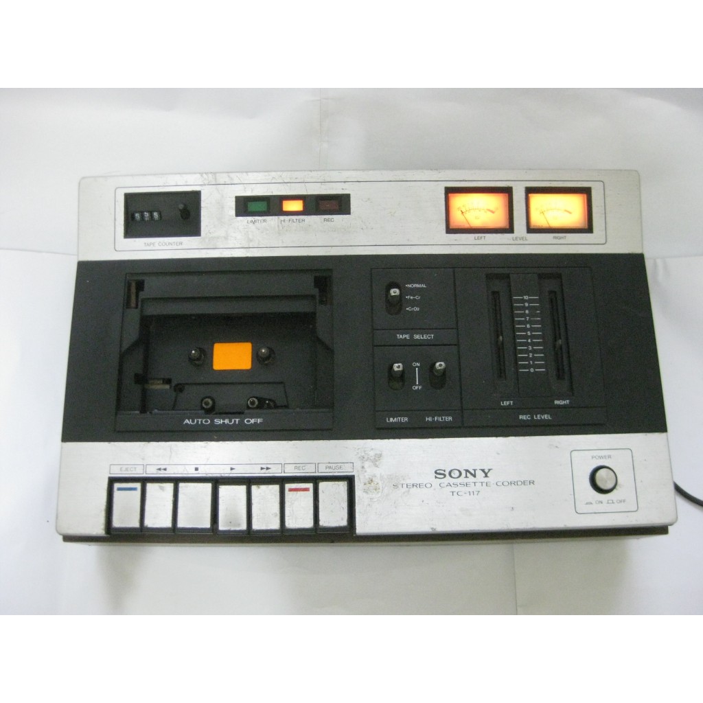 Tape Deck Sony TC-117 tape deck goler