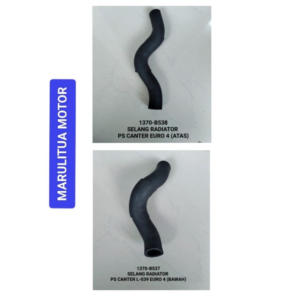 SELANG RADIATOR UNTUK MOBIL  L-039 EURO 4 ATAS DAN BAWAH (1370-B538)(1370-B537)