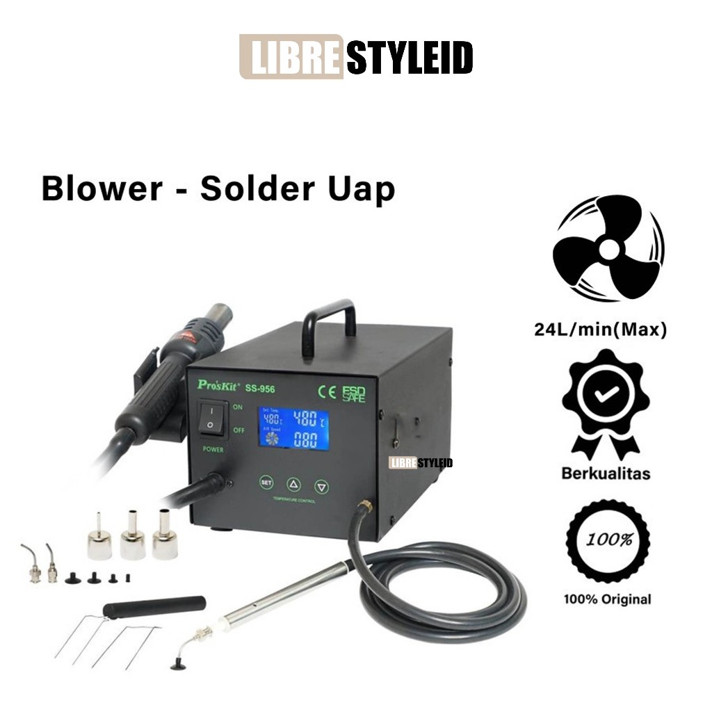 PROSKIT SS-956B Blower - Solder UaP Smart  Blower/Rework Station With Vacuum Pick Up - Blower Origin