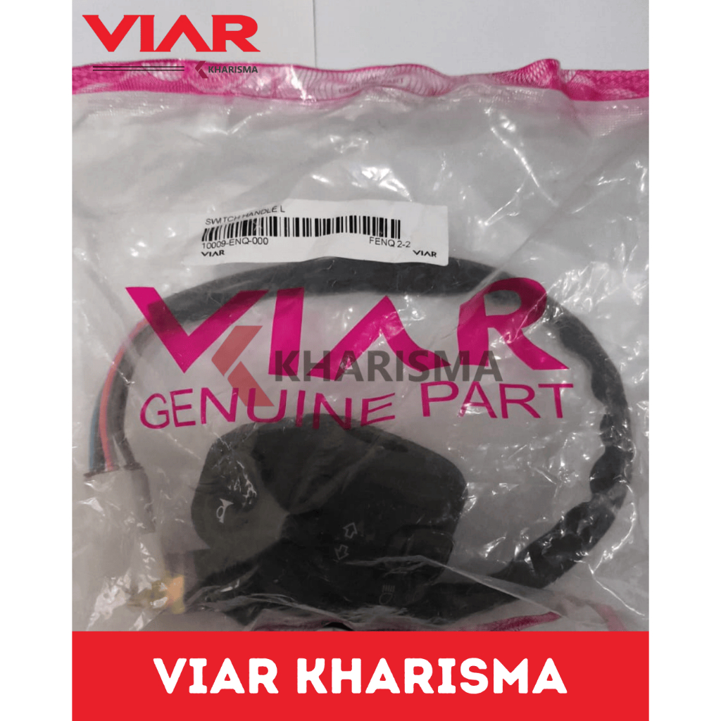 SWITCH HANDLE L HOLDER KIRI SEPEDA MOTOR LISTRIK VIAR NEW Q1 - Kode Part 10009-ENQ-000