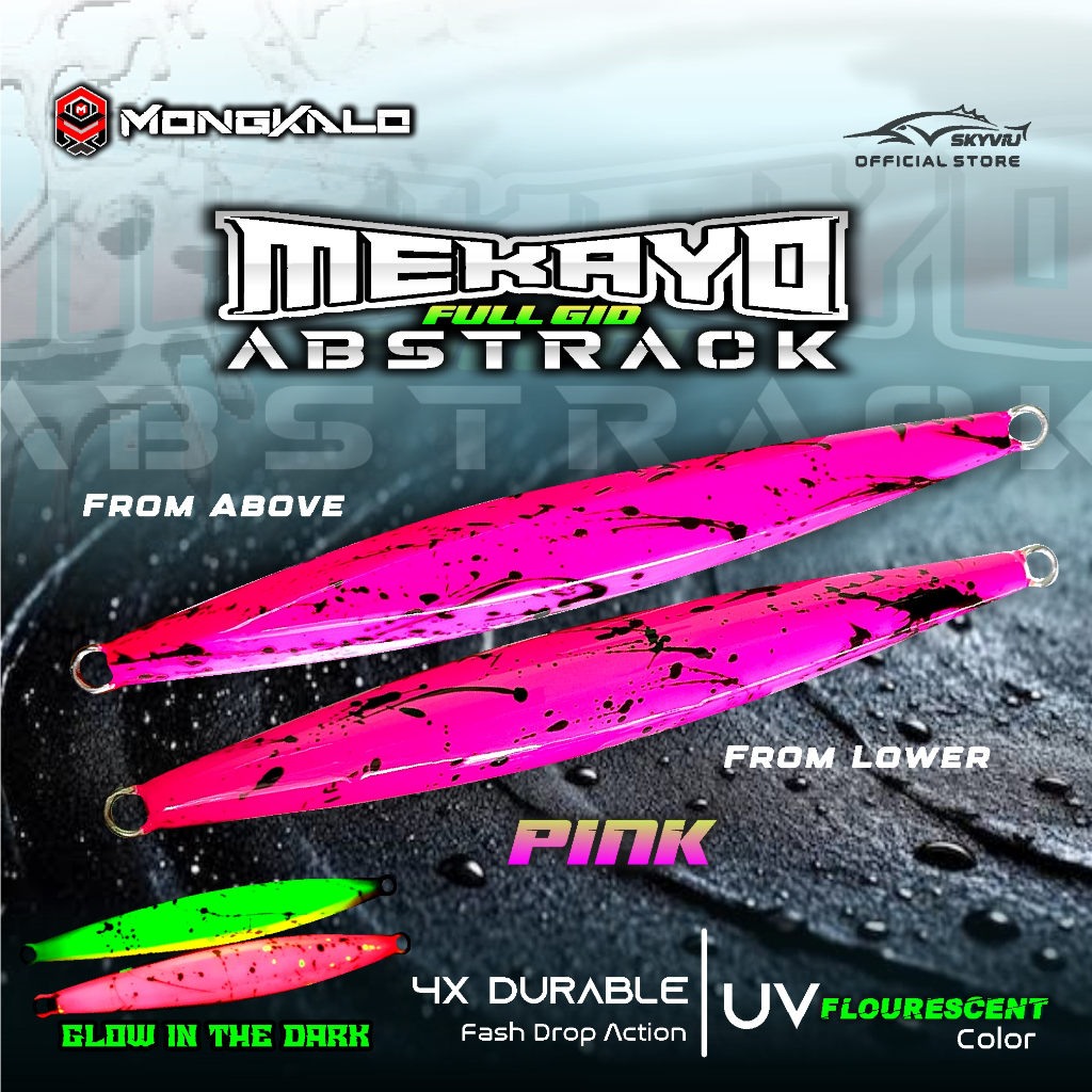 Mongkalo Mekayo noFoil Full-GID Abstrak Fluorescent 100 Pink