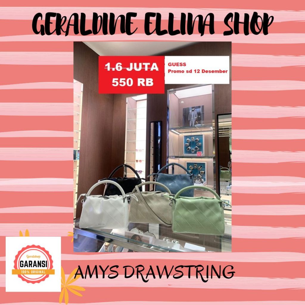 Tas sling bag Guess Original seri SESTRI MINI 100% ORI