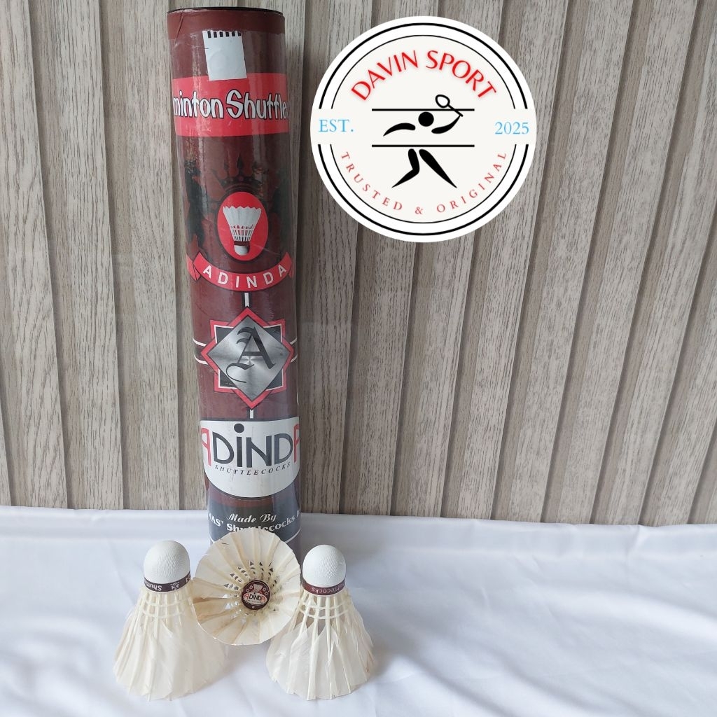 SHUTTLECOCK BADMINTON / COCK BADMINTON / KOK BADMINTON MERK ADINDA COKLAT