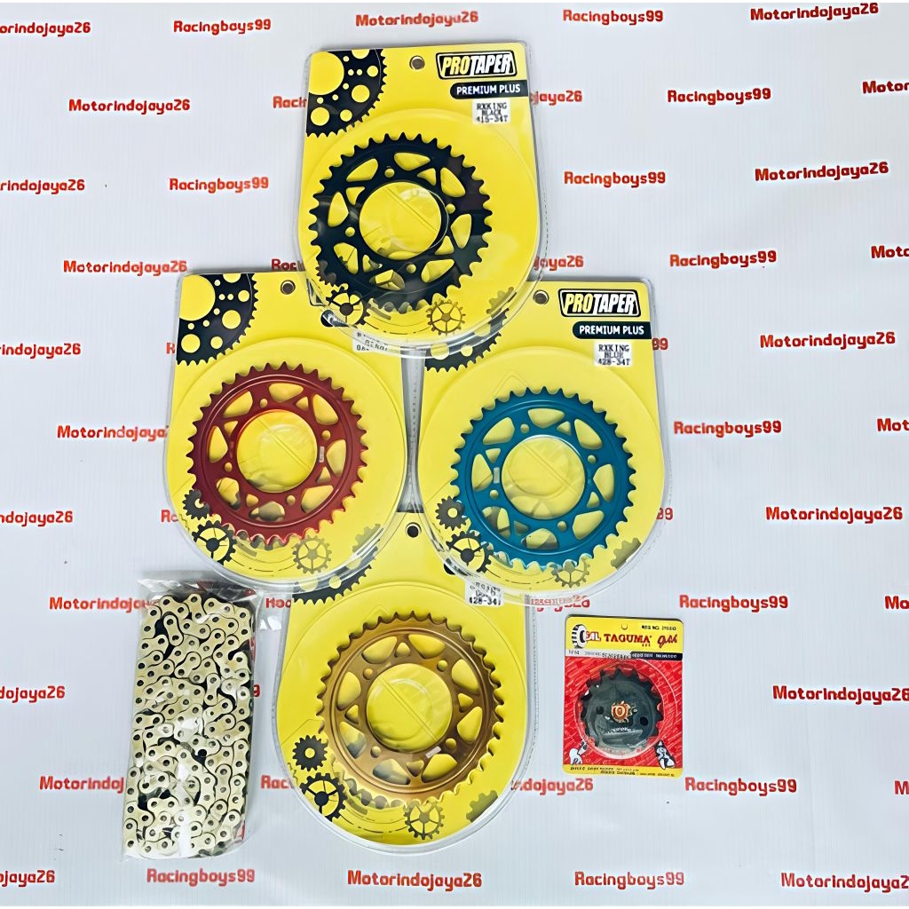 GEAR SET RX KING FIZR VEGA JUPITER Z MX LAMA MX NEW PROTAPER RACING 428