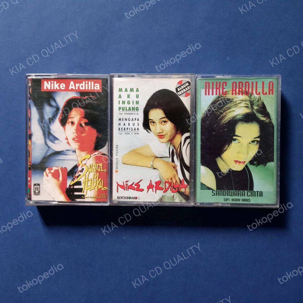 Kaset Pita Paket Album Nike Ardilla Prod PT Musica Studio's