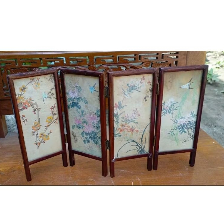 sketsel mini hiasan cina kayu lawas antik jadul