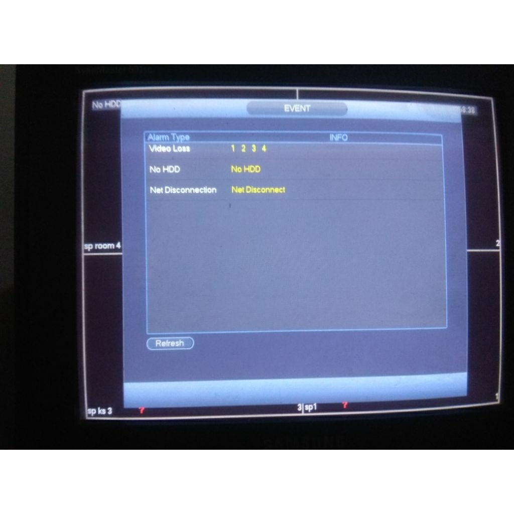 DVR 4 Chanel buat cctv  bekas normal