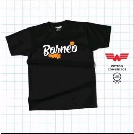 Kaos Distro BORNEO Kaos Distro Unisex