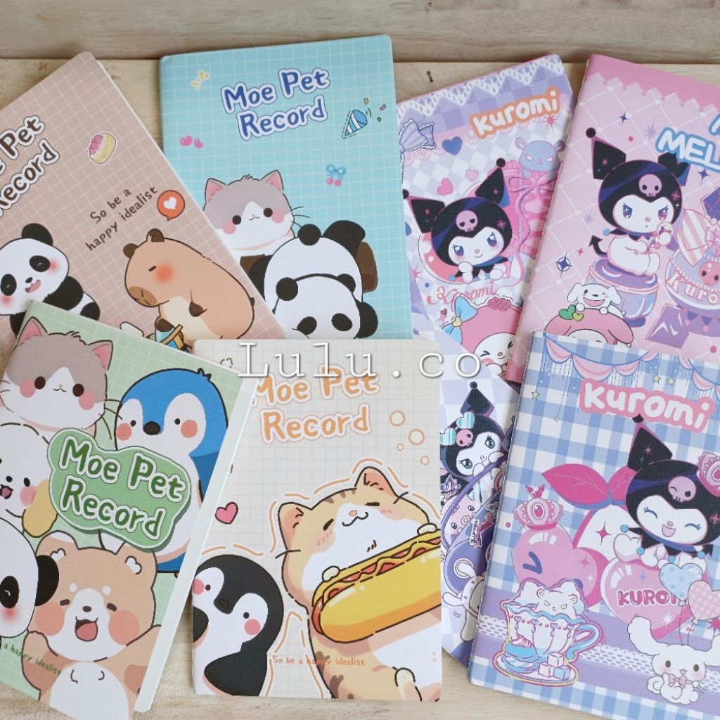 Buku tulis jahit 32 lembar Kuromi Animal T1438