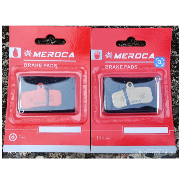 MEROCA Brakepad Kampas Rem Premium D03S H03A HOBC N03A N03C, Pengganti Berkualitas Tinggi untuk Shim