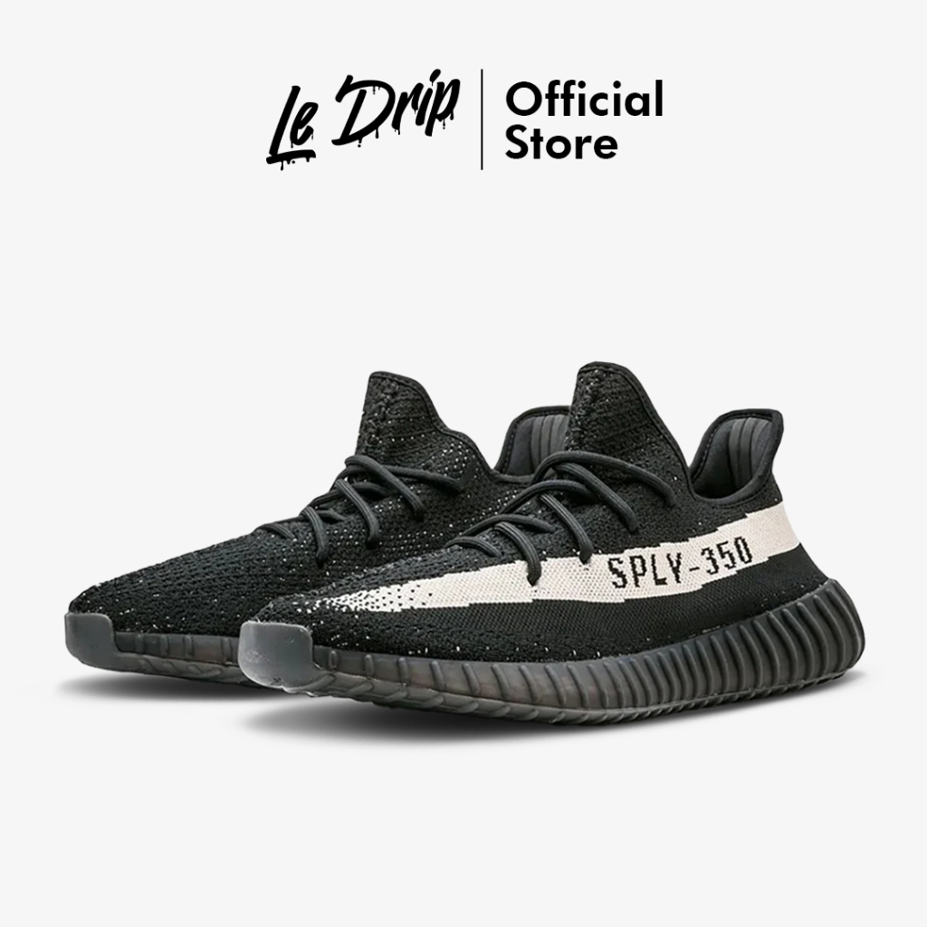 Adidas Yeezy 350 Boost V2 Black Oreo 2022 Coreblack White Authentic