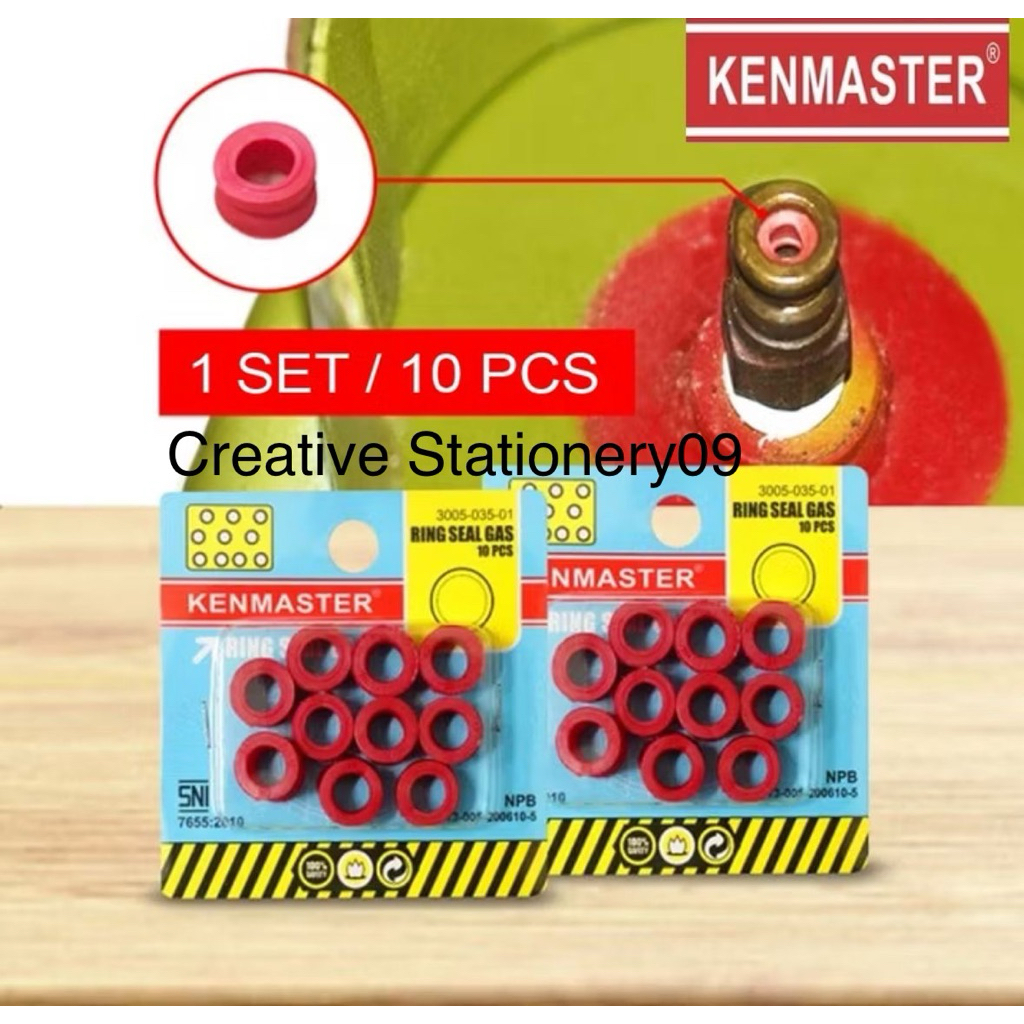 Karet Gas LPG Kenmaster / 10 Pcs Ring Seal Gas Kenmaster / LPG Gas Rubber Seal Rings
