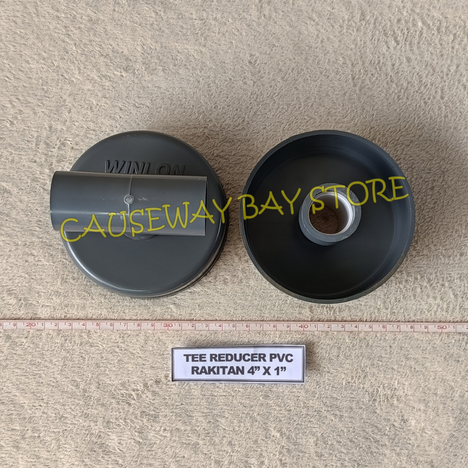 TEE REDUCER 4 X 1 PVC RAKITAN