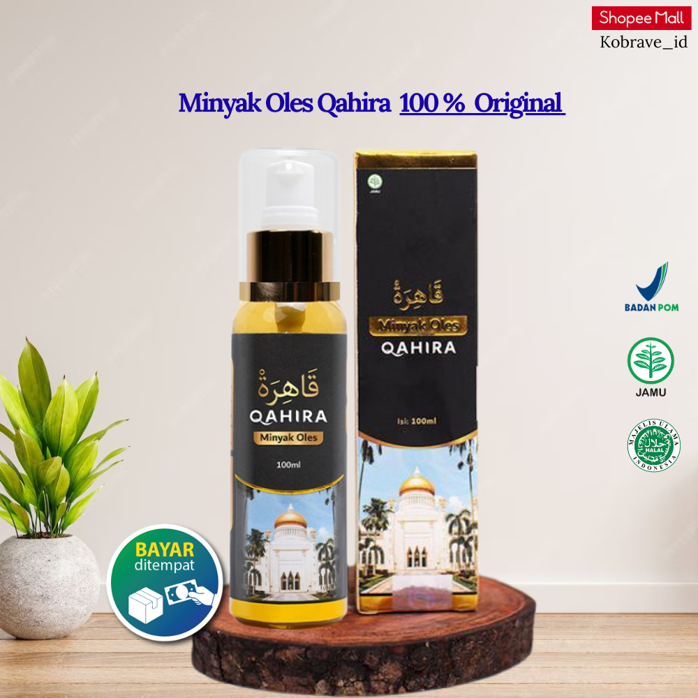 Minyak Oles Qahira-Minyak Oles Benjolan, Terverifikasi BPOM dan Halal MUI-Minyak Tubuh & Pijat
