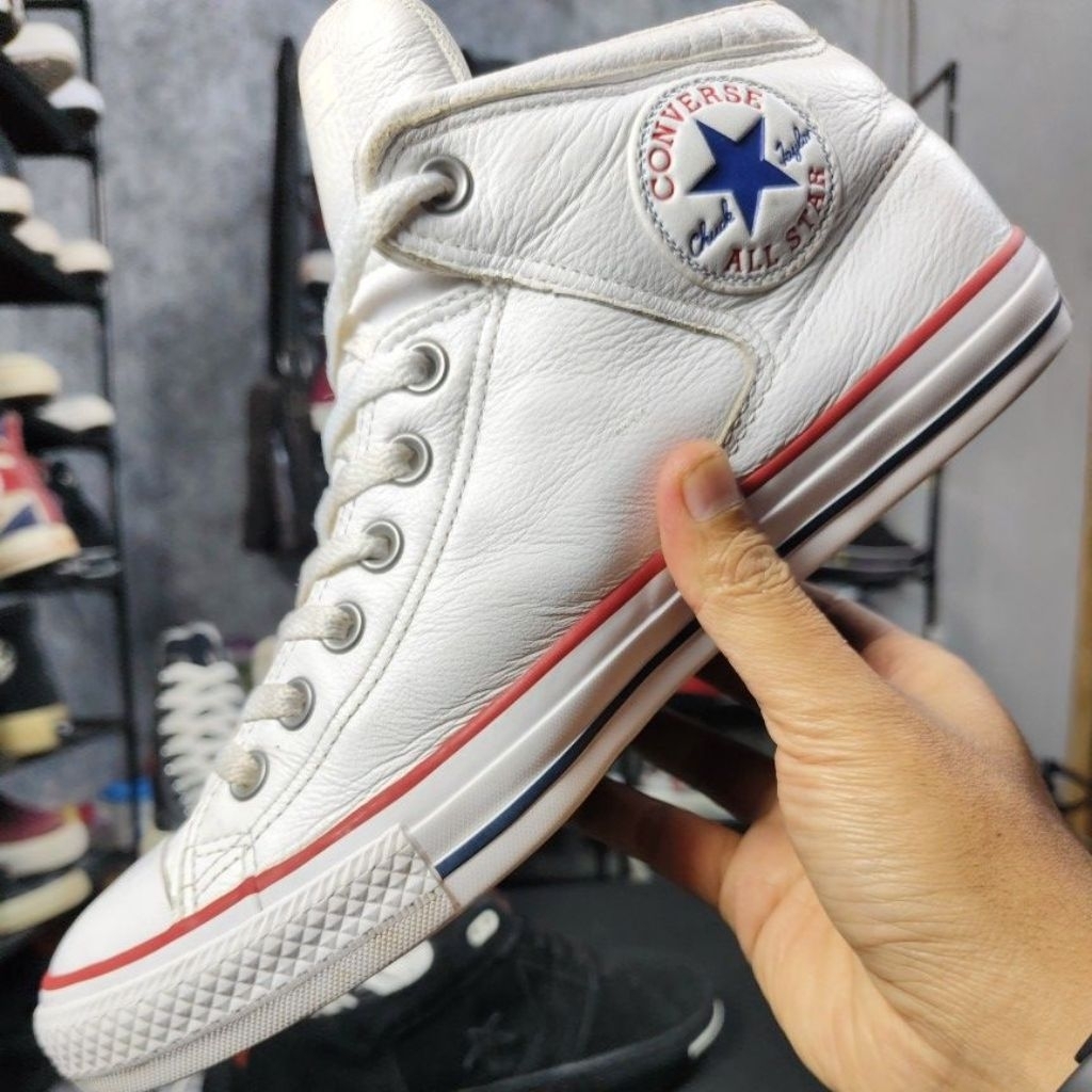 Converse Mid Leather White