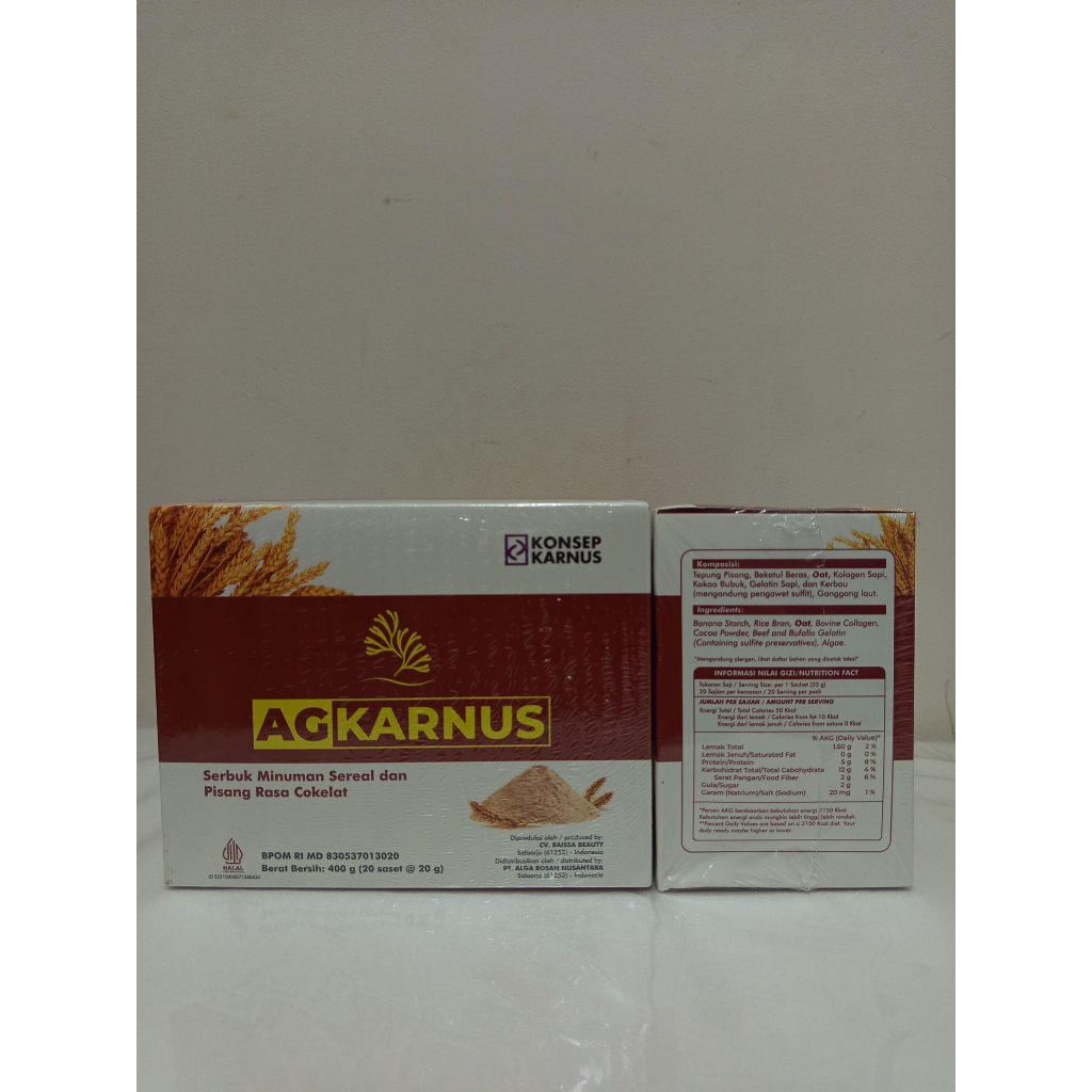 MINUMAN SEREAL / ALGA GOLD SEREAL / GOLD / PENCERNAAN / AG KARNUS / ALGA GOLD / KOLAGEN