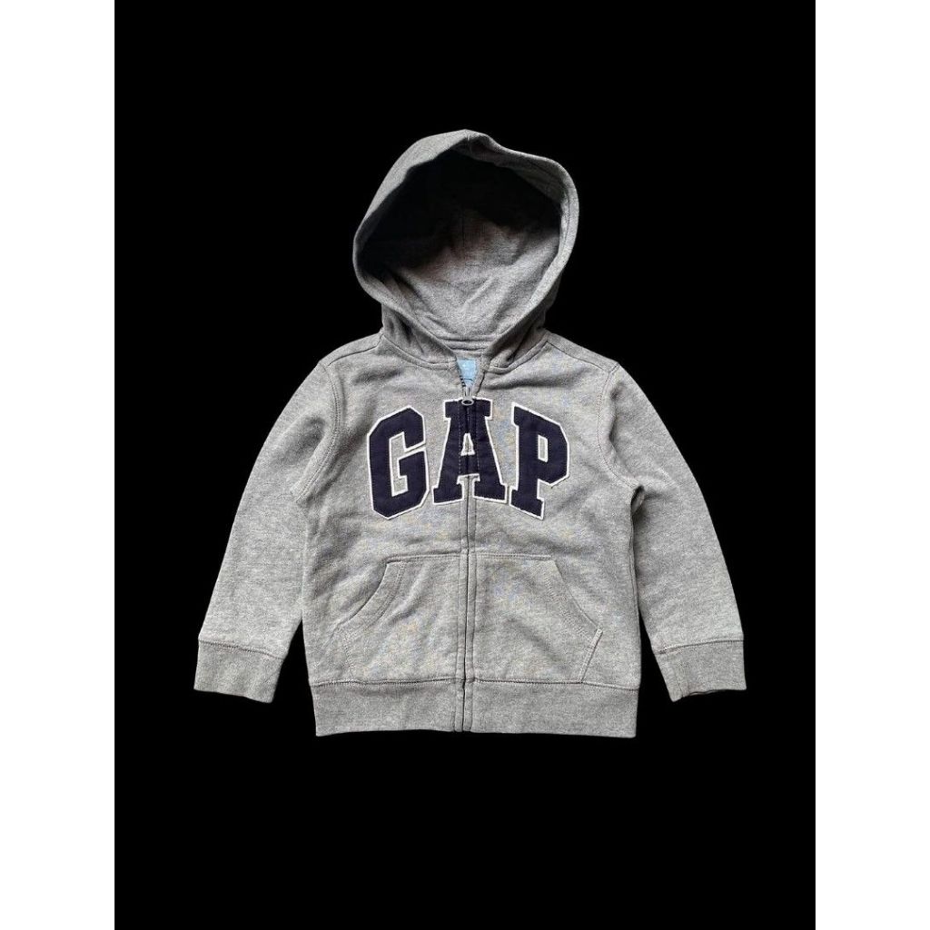 GAP KIDS GRAY ZIP HOODIE JACKET | OUTERWEAR | JAKET ANAK | BOCIL GEMOY