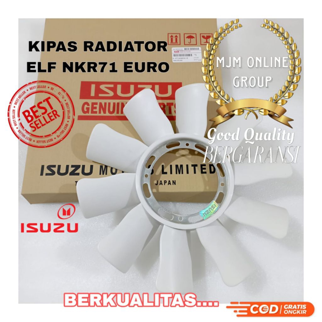 Kipas radiator Isuzu Elf Nkr71 Nkr 71 Euro Bergaransi