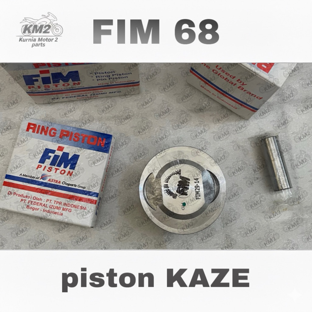 PISTON KIT FIM 68 - FIM KAZE - PEN 55