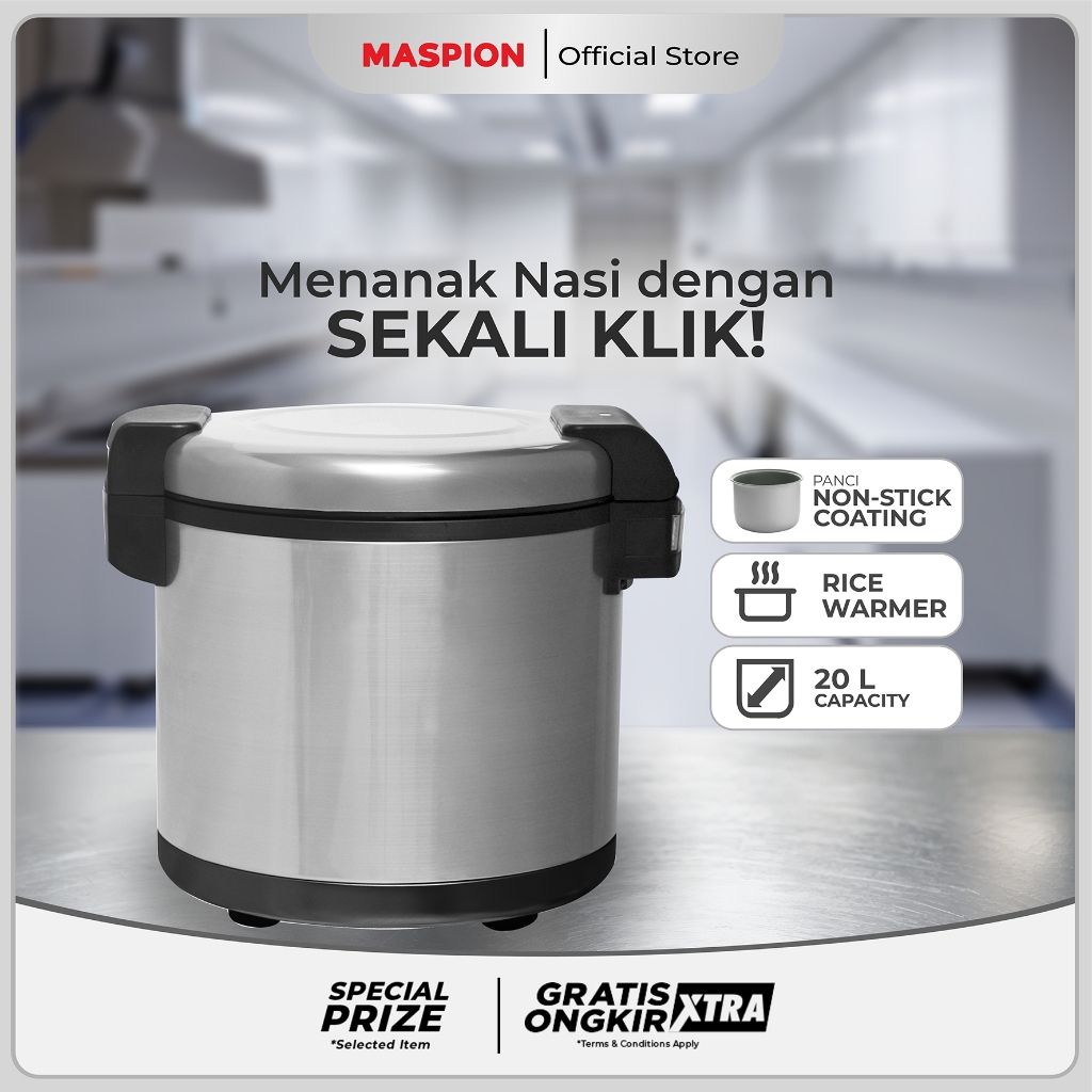Maspion Wonder Jar Pengahangan Nasi 20 Liter MRJ-200 BS