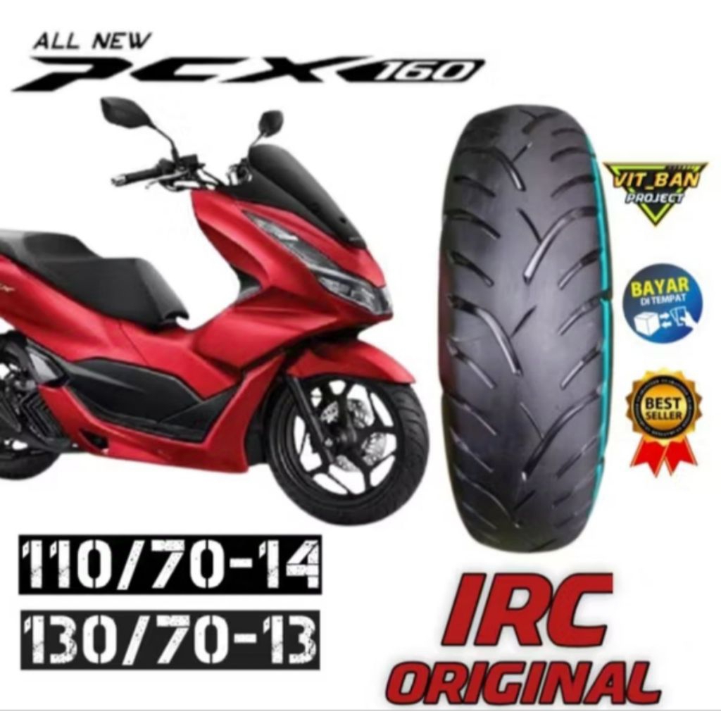 PROMOO BAN PCX UK 110/70 130/70-14 MERK IRC