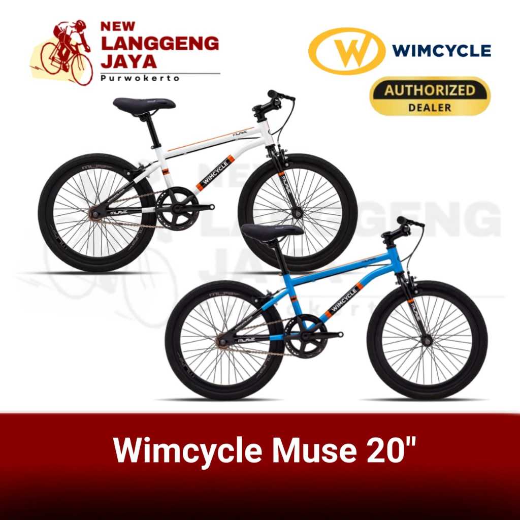 Wimcycle Sepeda Fixie Muse 20"