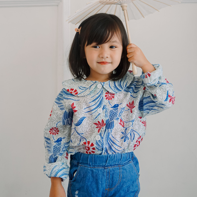 [Krisna Wahyu] Batik Atasan Anak Perempuan