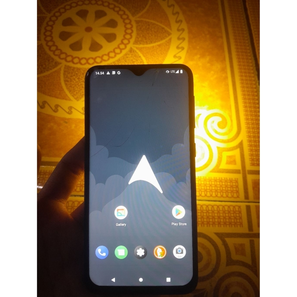 Samsung Galaxy A10 2/32 biru seken minus LCD