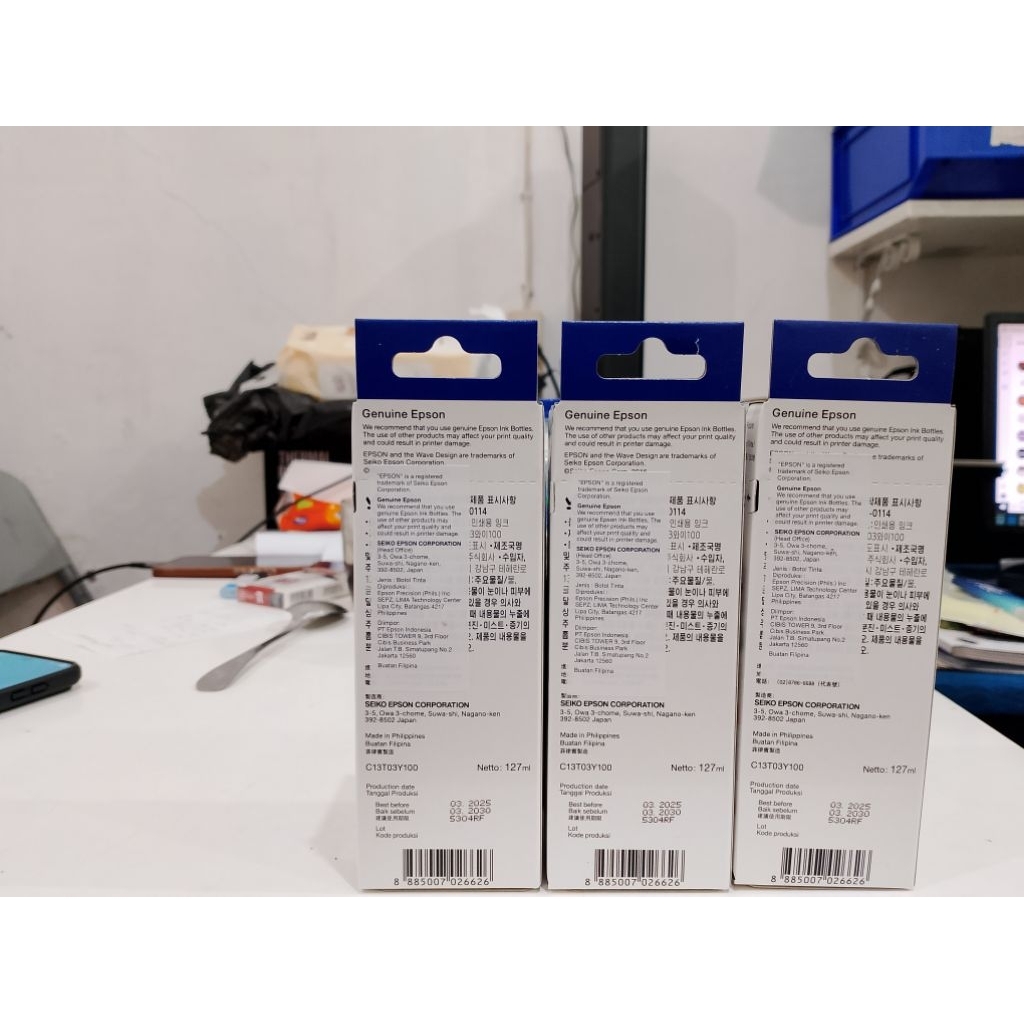 TINTA ORIGINAL EPSON 001 BLACK