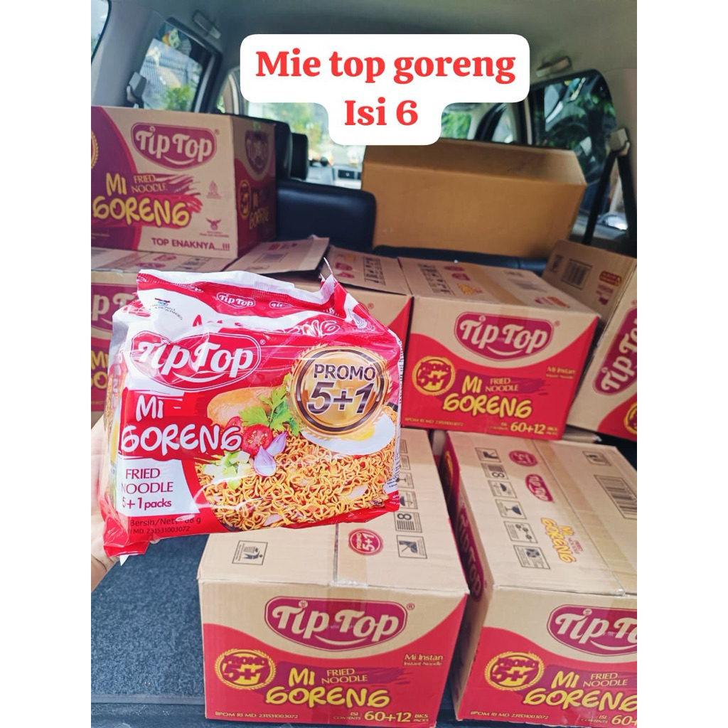 MIE TIP TOP GORENG ISI 6 pcs