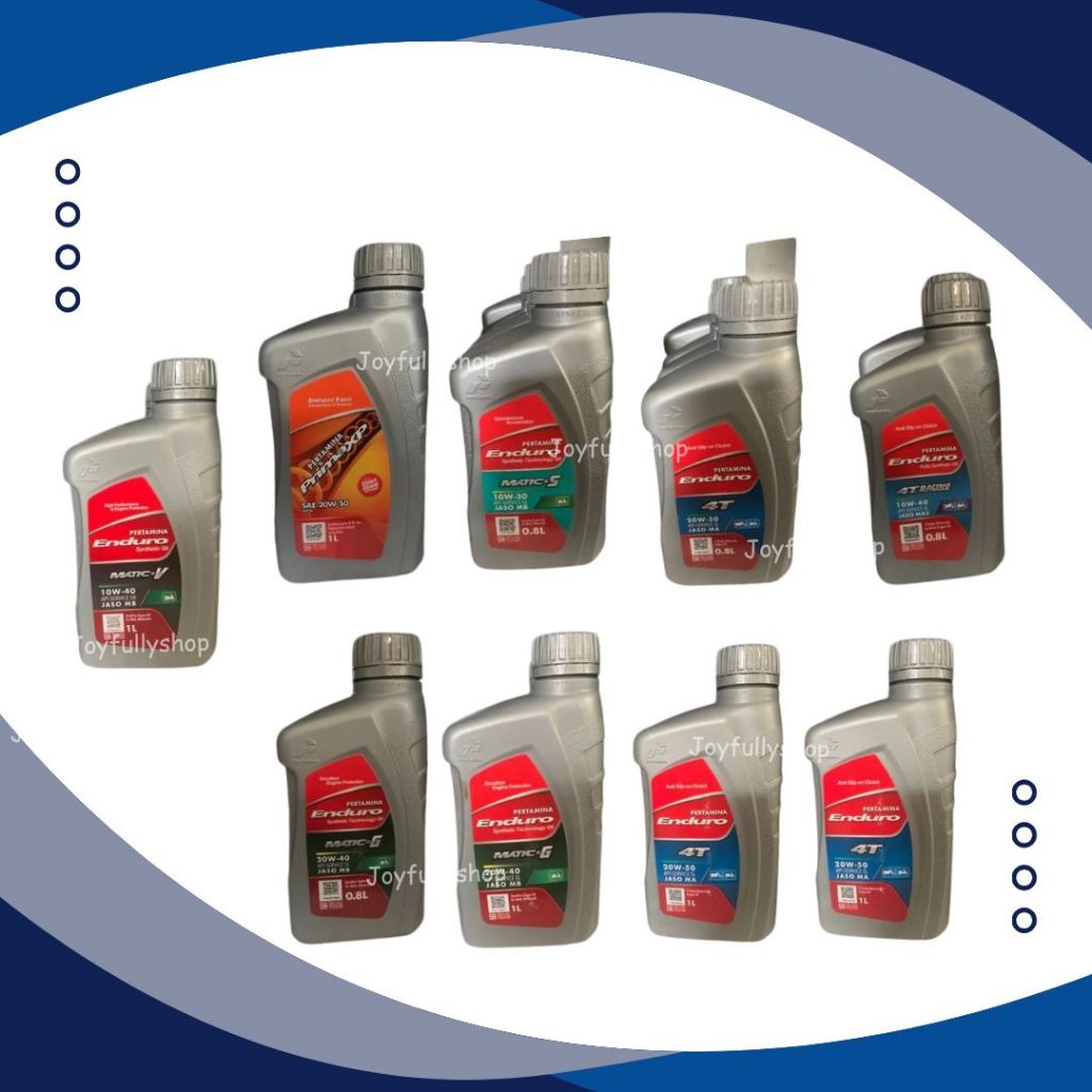 OLI PERTAMINA ENDURO 4T 800ML - 1L / RACING / MATIC G / MATIC S/  MATIC V