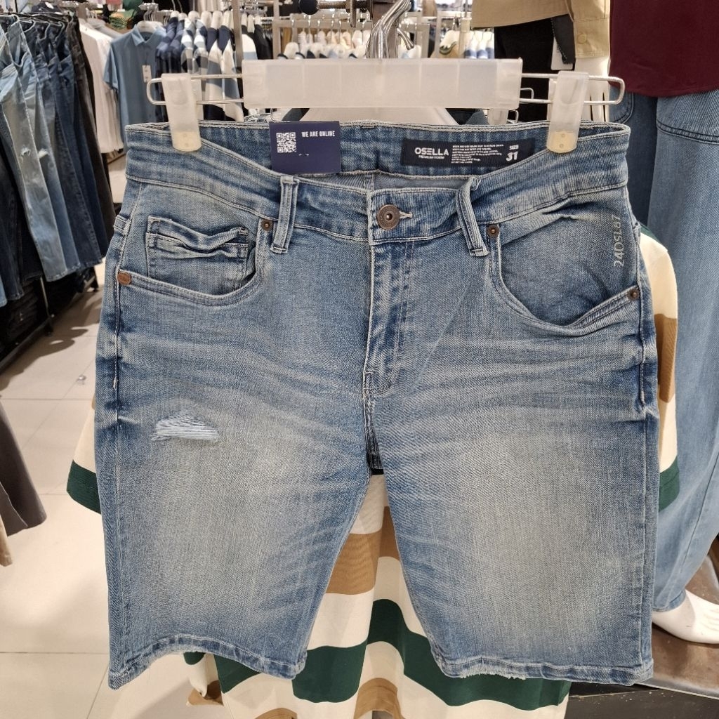 Osella Celana pendek Jeans Pria Dewasa Original New