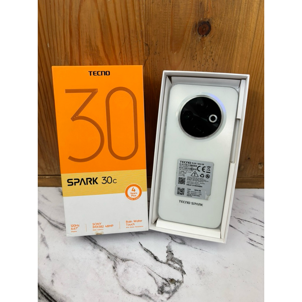 Tecno Spark 30c 6/128 Second Resmi Indonesia