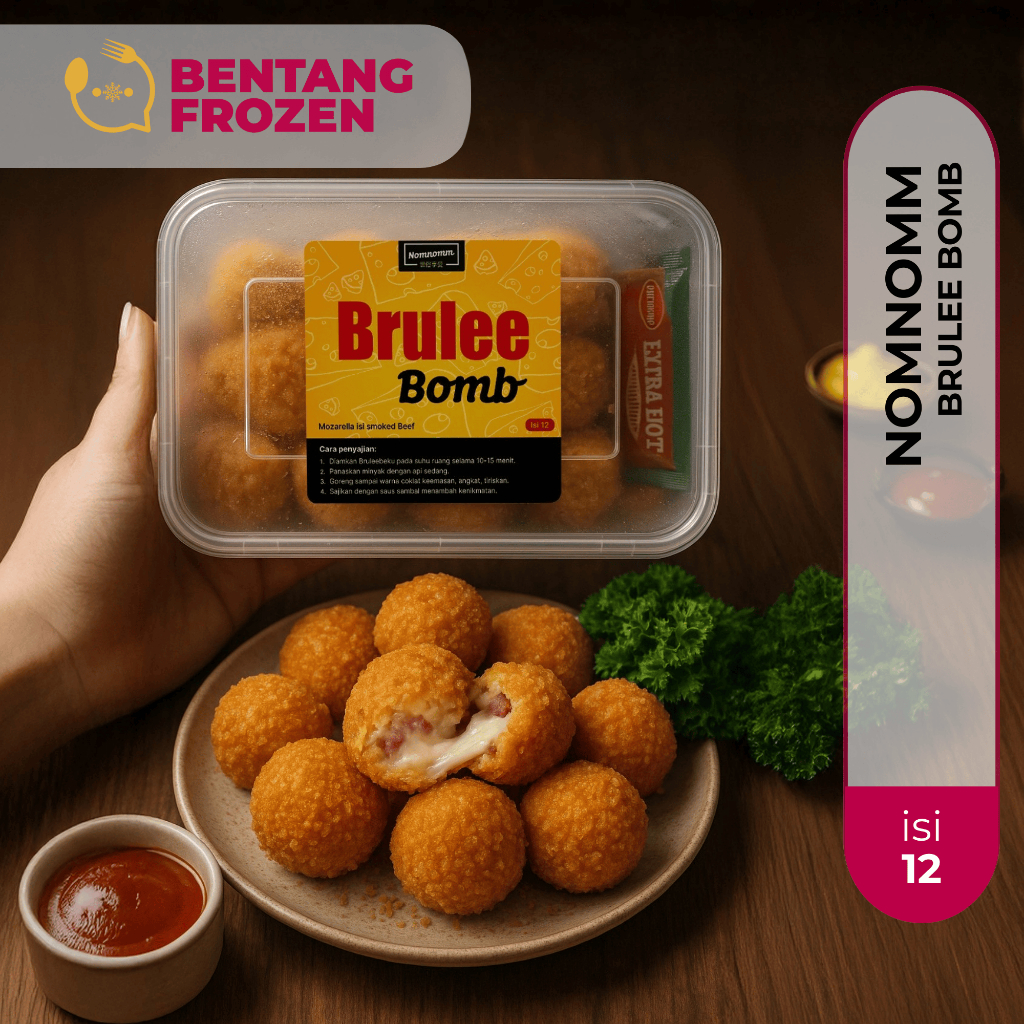 Nomnomm Brulle Boms Isi 12 / Brule Bomb Mozarella / Brulee Bomb