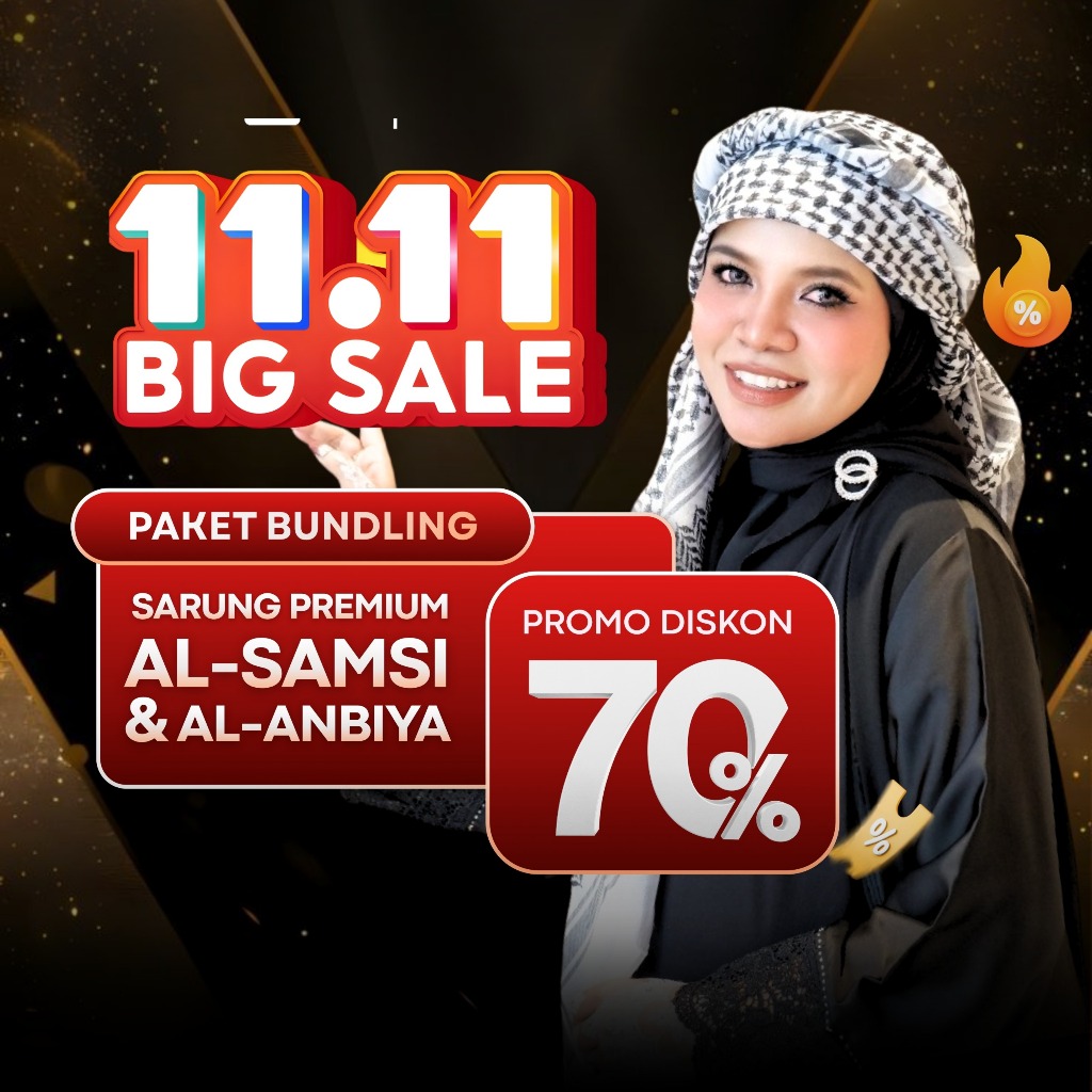 [KODE PS FASHION TUM] 12.12 BIRTHDAY SALE BUNDLING SARUNG JILBAB LIVE SPESIAL TANAH ABANG TUM