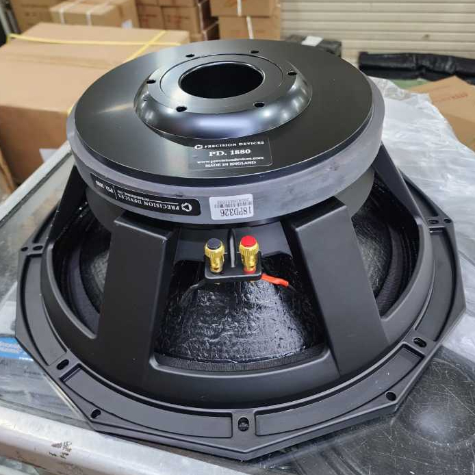 (MAGNET UTUH) SPEAKER 18 Inch Precision Devices PD1880 / PD 1880 - DAUN GARIS - VOICE COIL 5 Inch