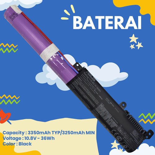 High Quality Baterai Laptop Asus X441 X441B X441BA A31N1537 - Garansi