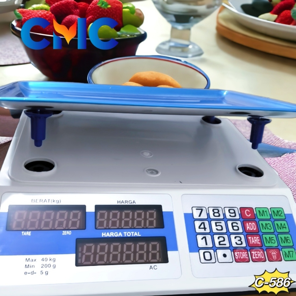 BIG PROMO AXLO/ CMC TIMBANGAN BUAH DIGITAL 40KG TIMBANGAN LAUNDRY SERBAGUNA MULTIFUNGSI