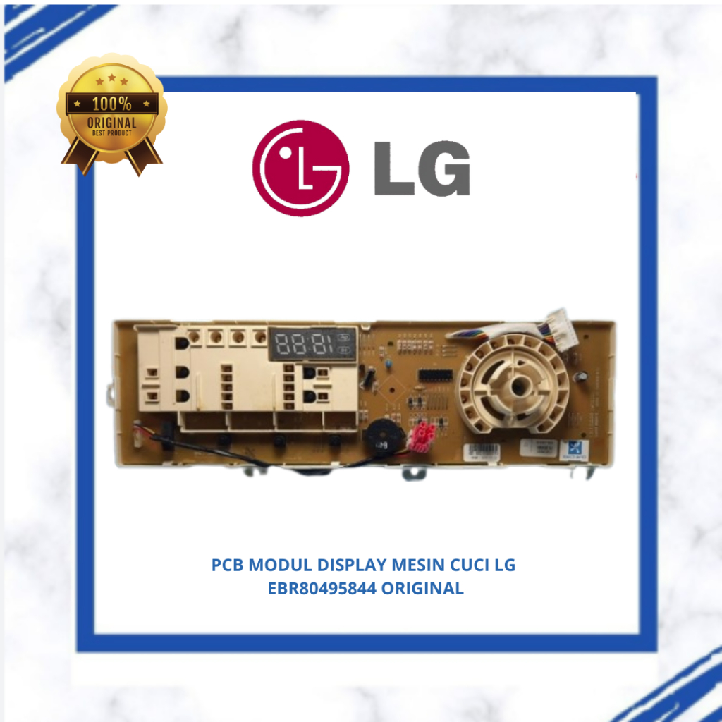 PCB MODUL DISPLAY MESIN CUCI LG EBR80495844 FM1071D6 ORIGINAL