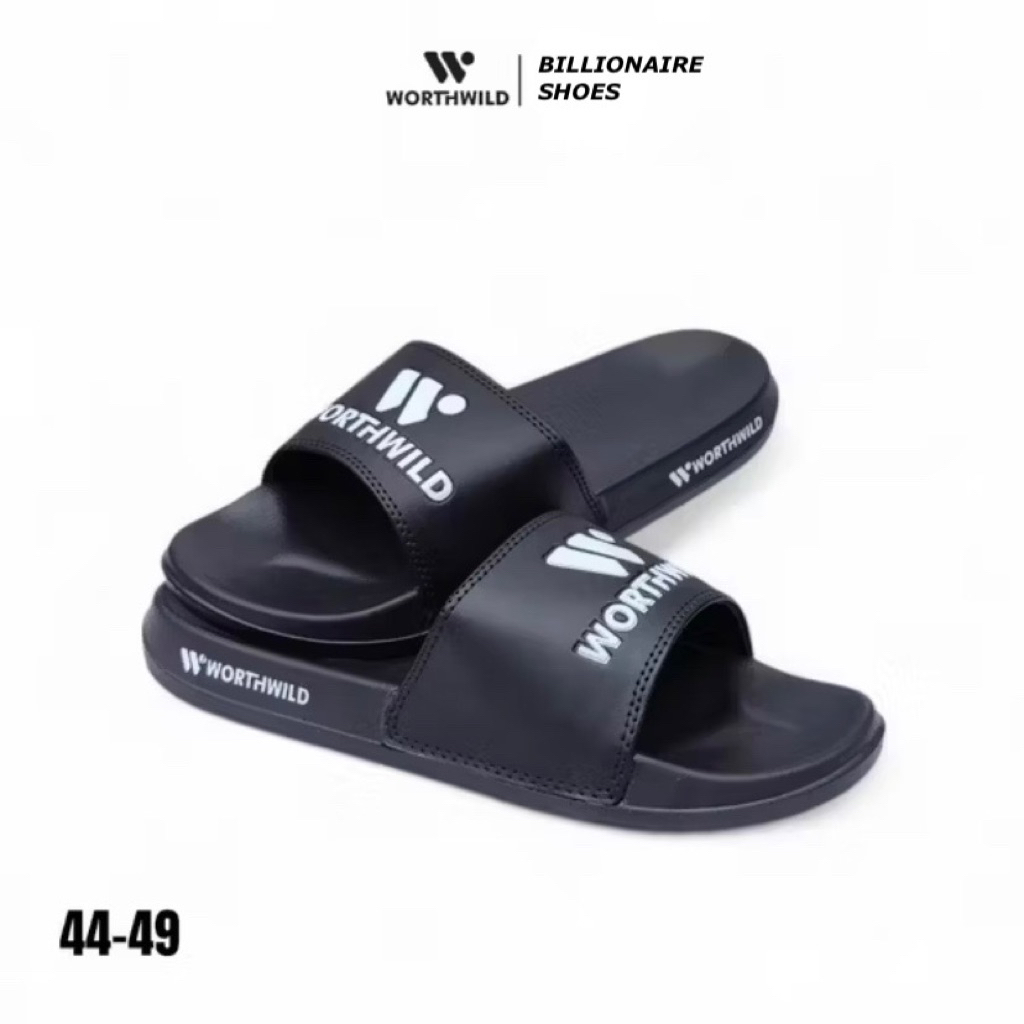 Worthwild sandal pria ukuran besar 44 45 46 47 48 sandal slippers sandal slide pria ukuran jumbo wor