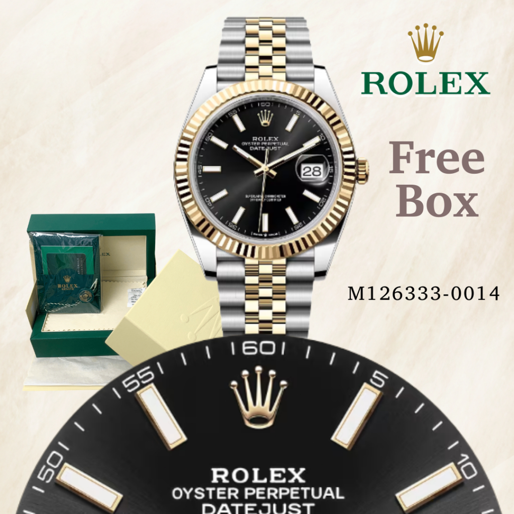 COD dan 100% Asli ROLEX INCLUDE BOX Jam Tangan Seri Datejust Pria M126333-0014 Jam Tangan Automatic