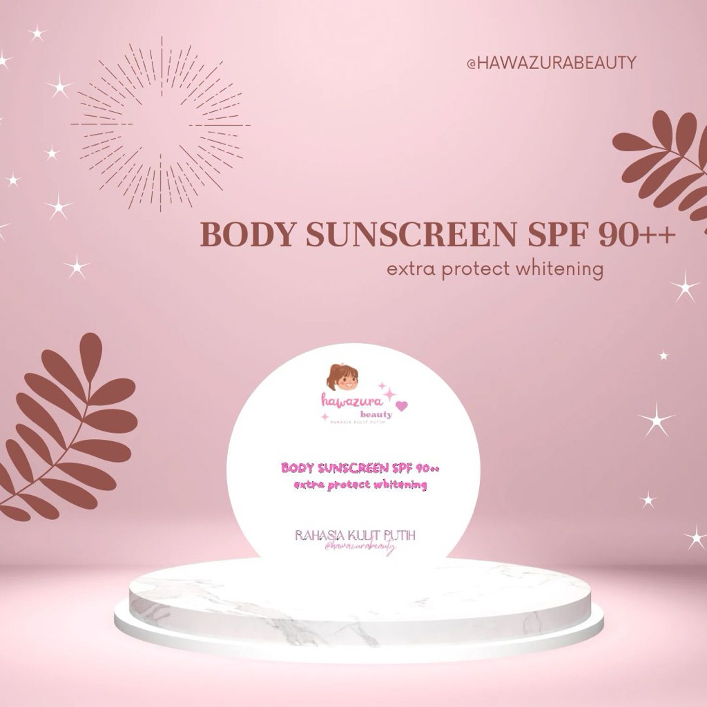 hawazurabeauty - Body Sunscreen  SPF 90++